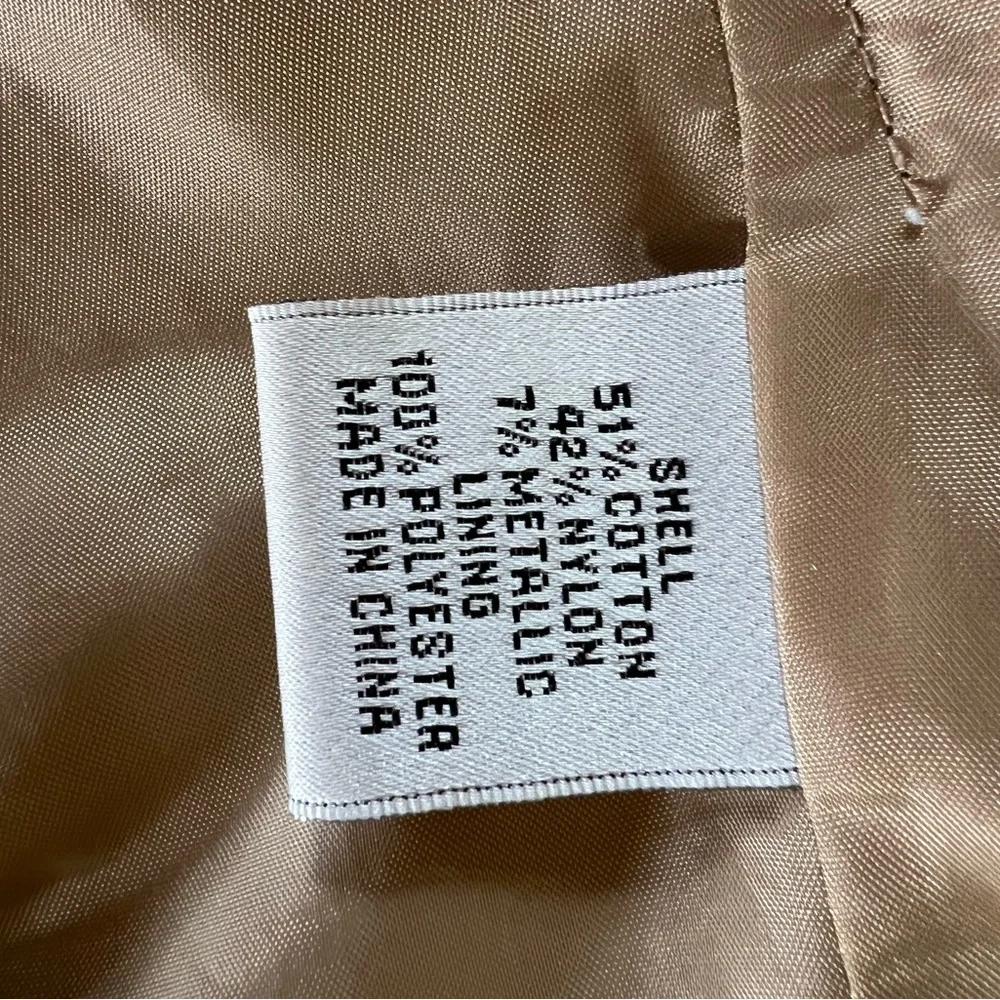 Tan Button-Up Jacket - Picture 3 of 8